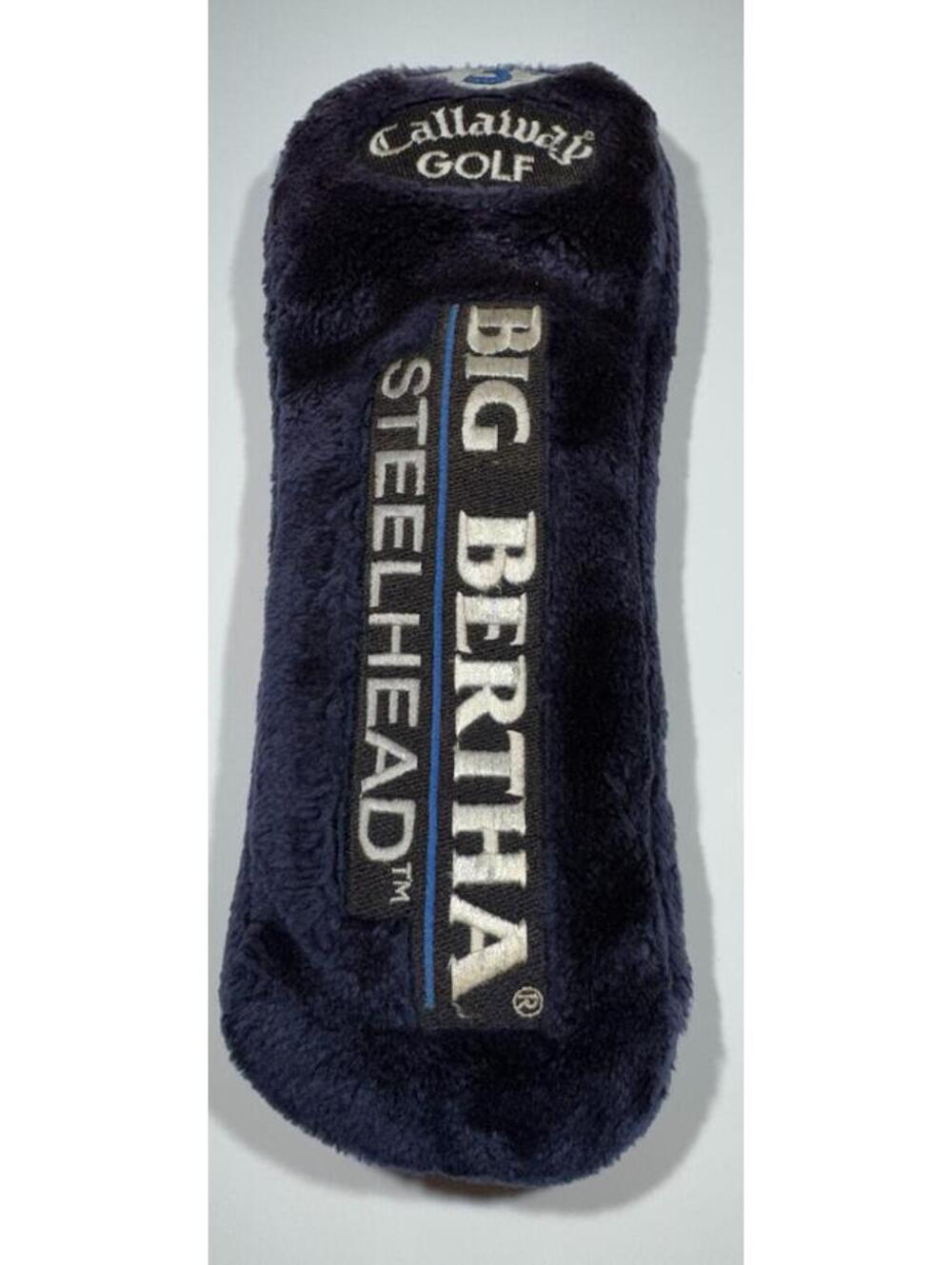 Callaway Golf Big Bertha Steelhead Driver Fairway Wood Headcover Navy Blue Plush